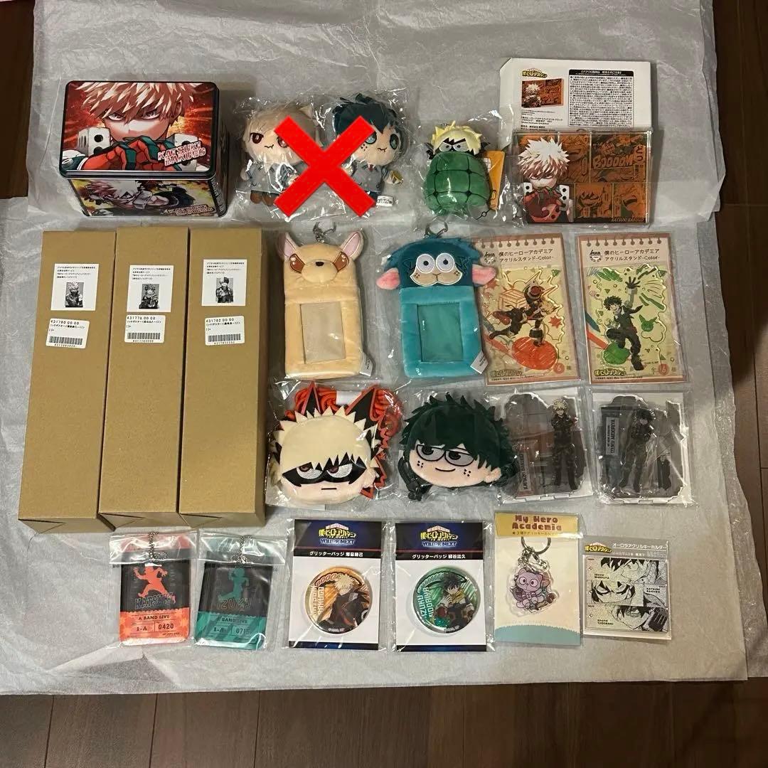 ヒロアカ リッチポスター オールマイトキーホルダー 他 グッズまとめ売り