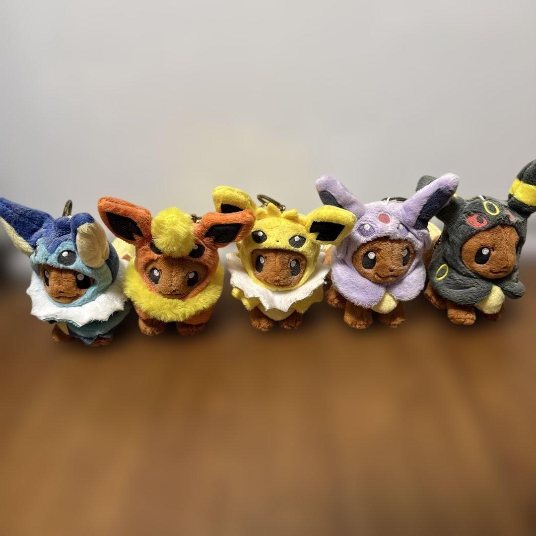 ポケモン イーブイ ポンチョ キーチェーン ぬいぐるみ キーホルダー