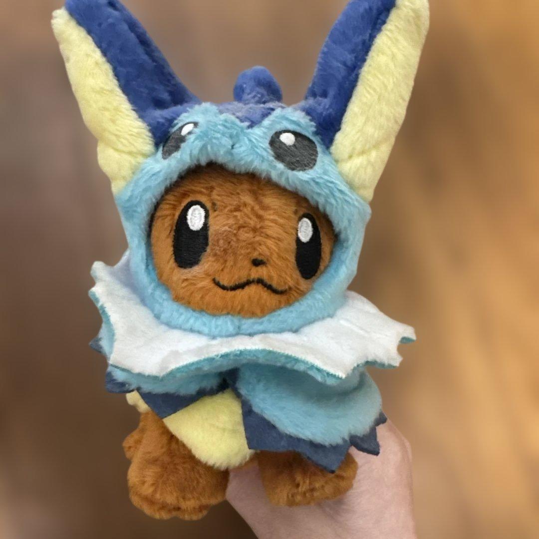 ポケモン イーブイ ポンチョ キーチェーン ぬいぐるみ キーホルダー