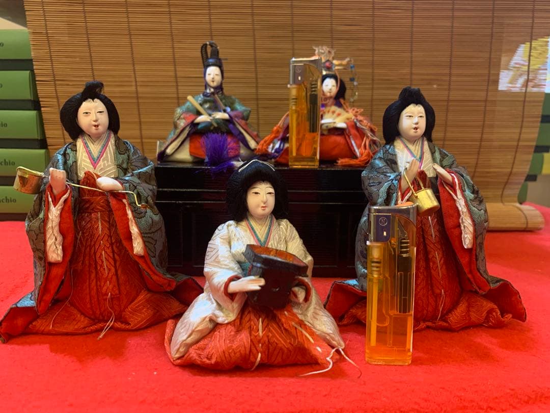 雛人形　お内裏様　アンティーク　蔵出し　大正　昭和初期