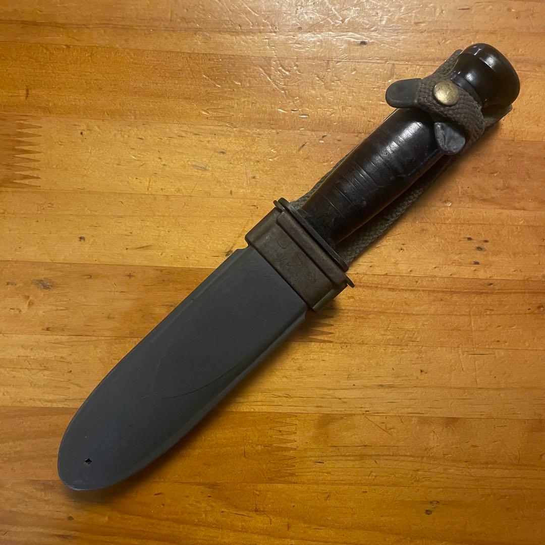 米海軍・カミラス社製USN Mark 1ナイフ／シース付き（良品）