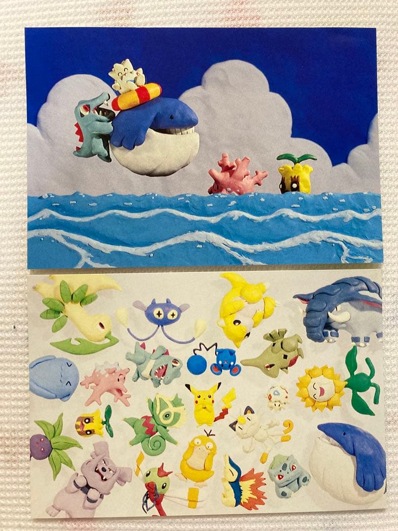 ポケモン　2001年第14回次世代ワールドホビーフェア来場記念ポストカード 2枚