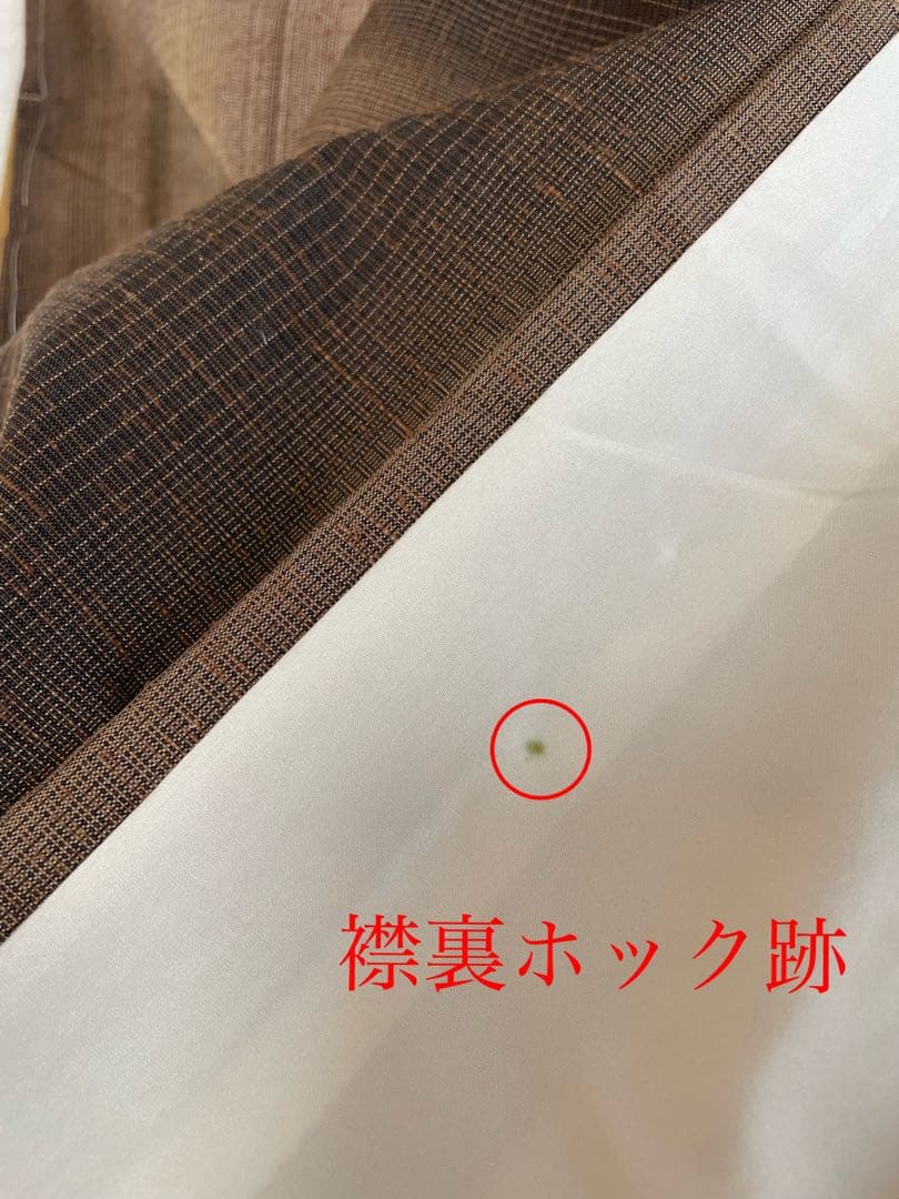 【しつけ付き未使用】彩縞紬 正絹 ◇秋冬におすすめカジュアルなお出かけに