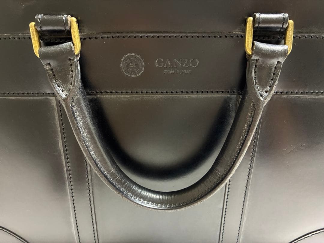 GANZO ブライドルレザー ビジネスバッグ