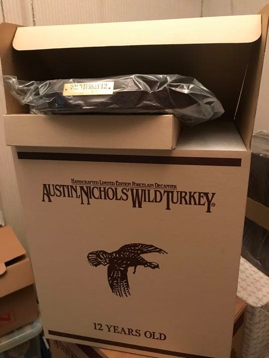 ワイルドターキー12年　セラミック陶器ボトル　希少激レア　新品未開封バーボン