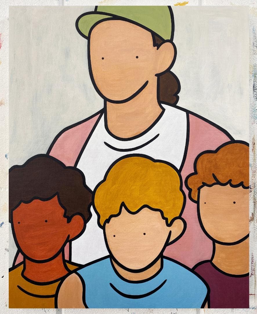 Rooo Lou 2024 アクリル原画作品（F30号）