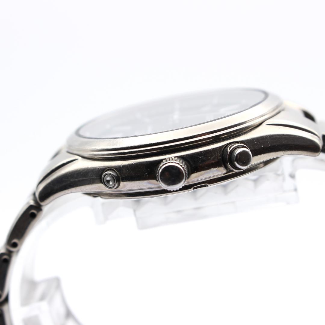 SEIKO 電波ソーラー チタン メンズ 腕時計 クォーツ デイト 廃盤 日本製