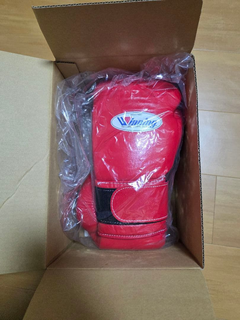 (美品)Winning ウイニング ボクシンググローブ 12 oz 赤