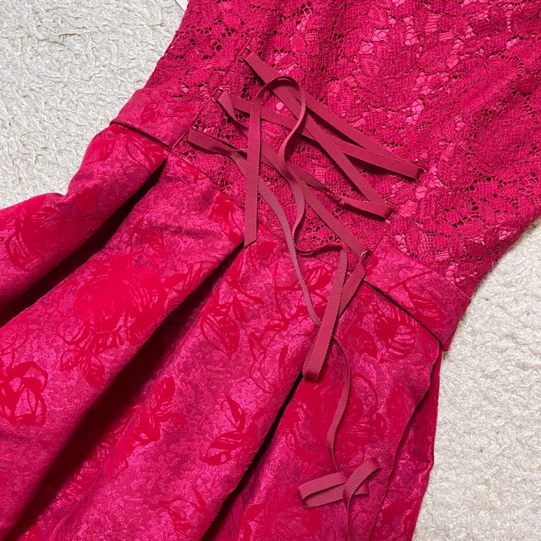 タグ付未使用品　エメ　AIMER パーティドレス　レース　ジャガード