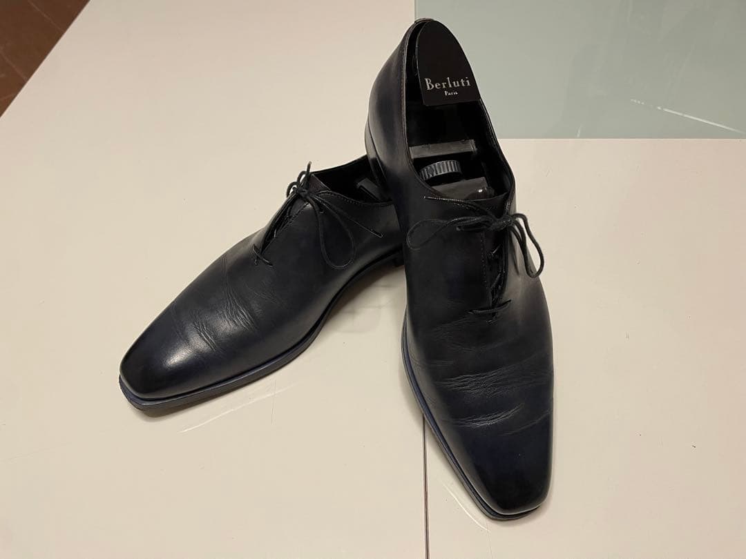 Berluti　ホールカット　サイズ8　ネイビー