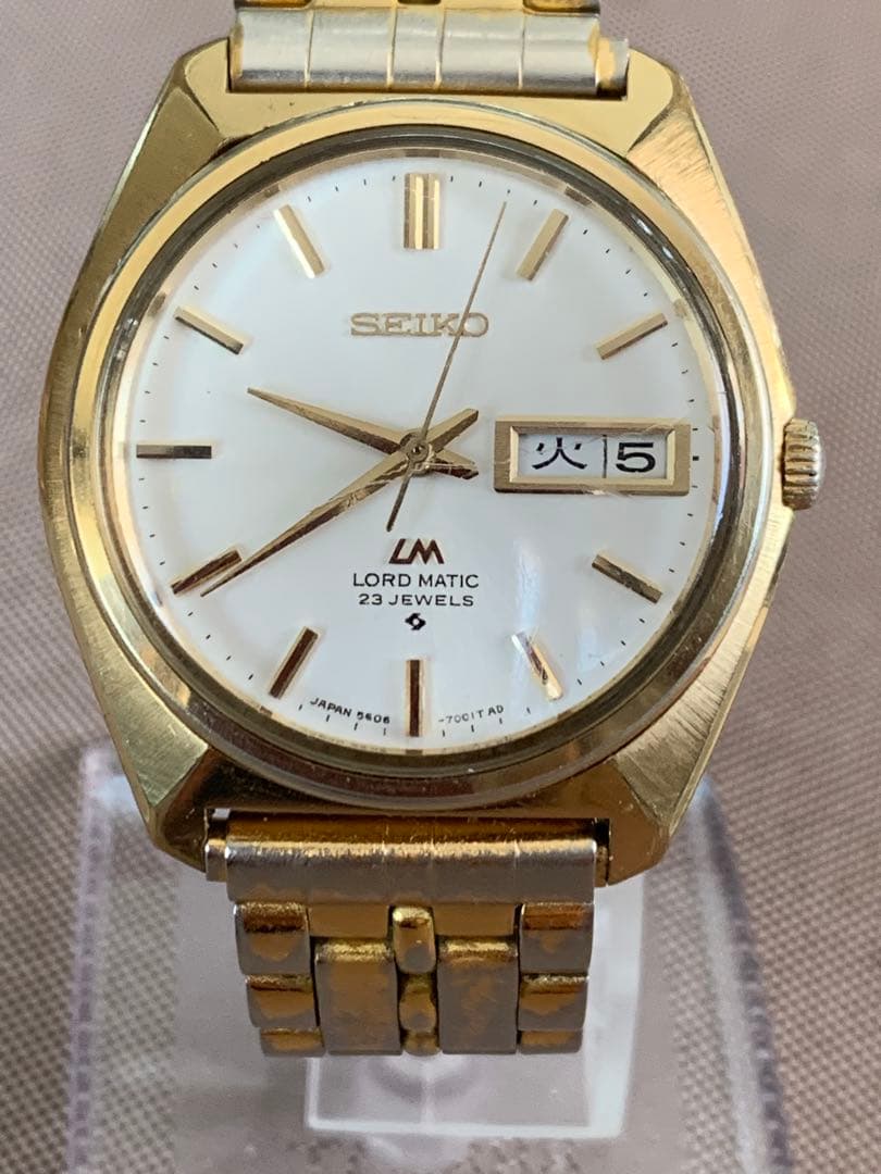セイコー 腕時計　ロードマチック　5606-7010 自動巻　稼動品