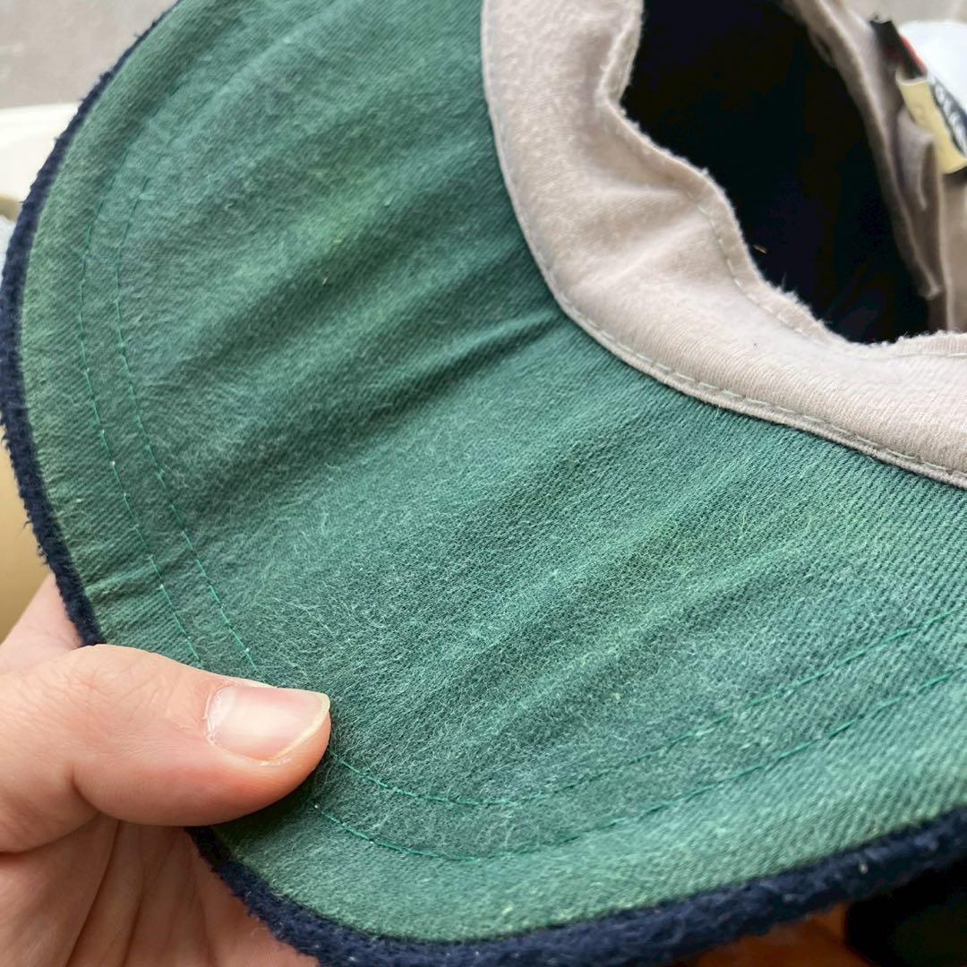 L.L.Bean POLARTEC CAP USAフリースキャップ　筆記体ロゴ