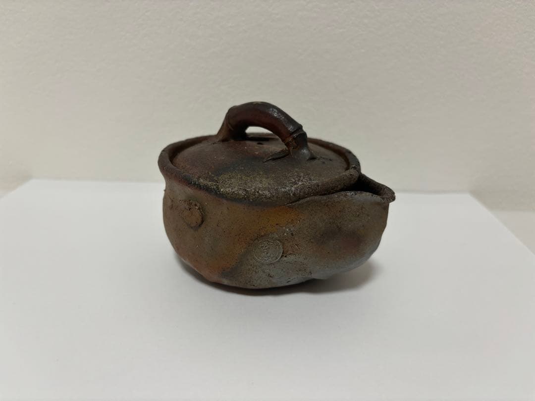 ⑦備前焼 宝瓶  宝瓶セットぐい呑 湯呑み 酒杯 湯冷まし 手びねり 登り窯 竹