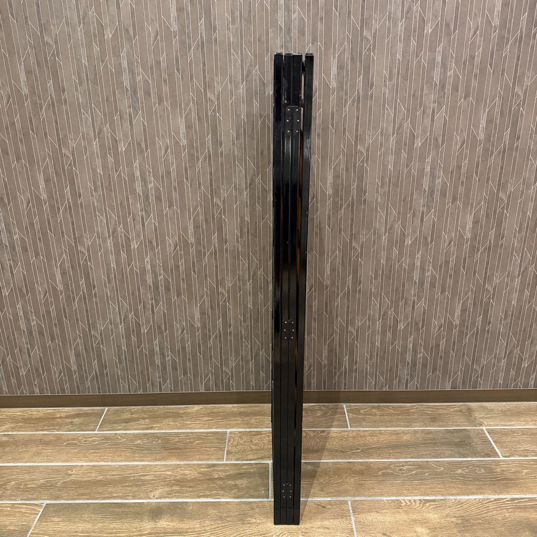 竹細工 衝立 4連 パーテーション 和モダン 間仕切り 昭和レトロ 古家具