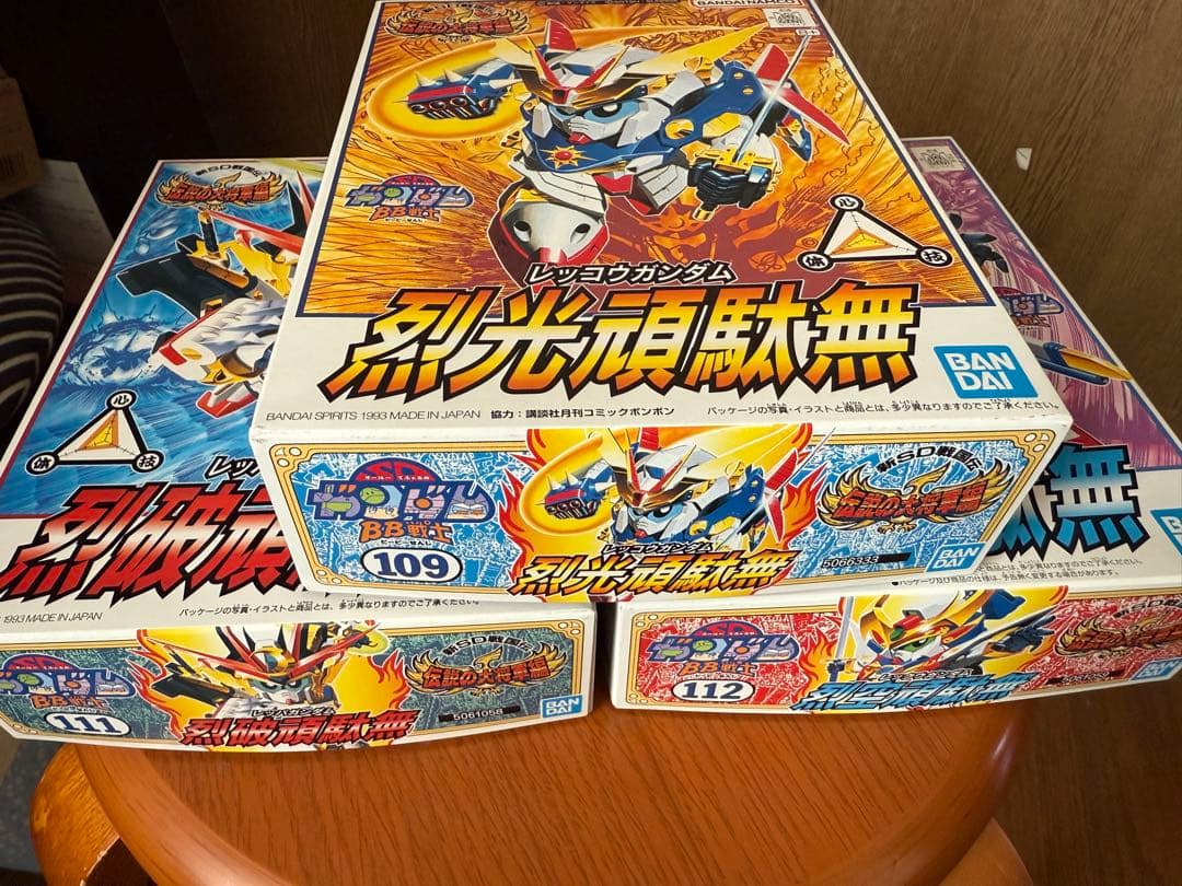SDガンダムBB戦士 伝説の大将軍　７点セット　烈光頑駄無　他
