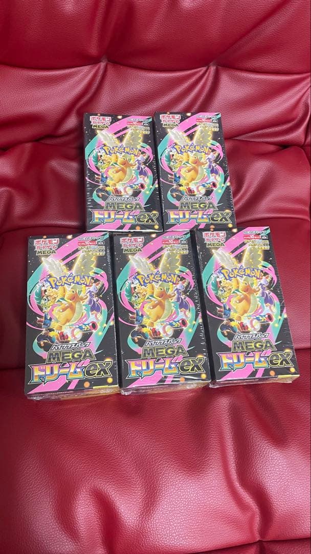 MEGAドリーム ex シュリ付き 5箱セット