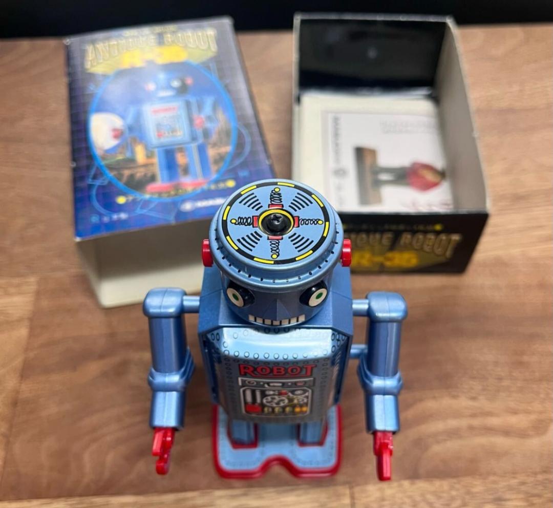 美品 MASUDAYA アンティークロボット R-35 1984年 ゼンマイ走行