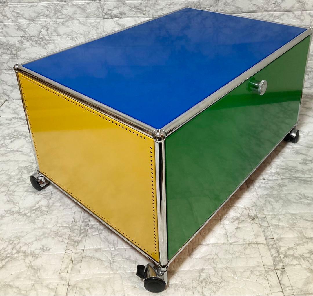 【希少 美品】USM ハラー ローボード マルチカラー キャスター付き 1段