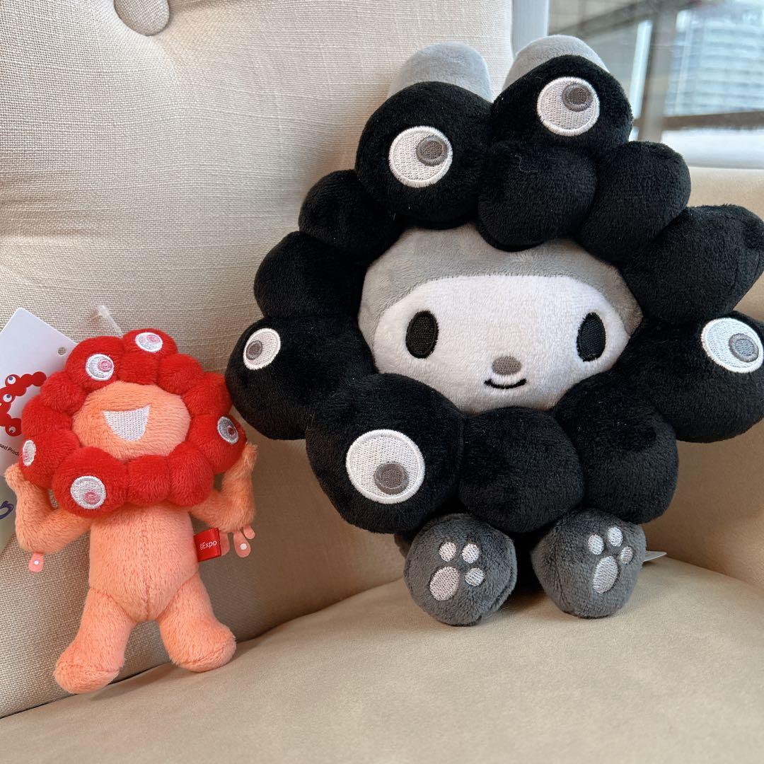 お顔厳選セット♡マイメロディM＆ピンク色ミャクミャク　ぬいぐるみ