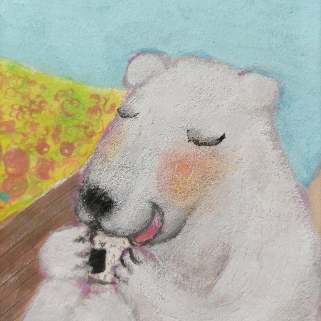 【サイン入り原画】まつもととしこ ♡ はらっぱgarden* 　額装品