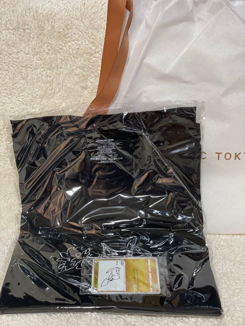 パブリックトウキョウ　ポケモン　コラボ　Tシャツ　半袖　長場雄　プロモカード付き