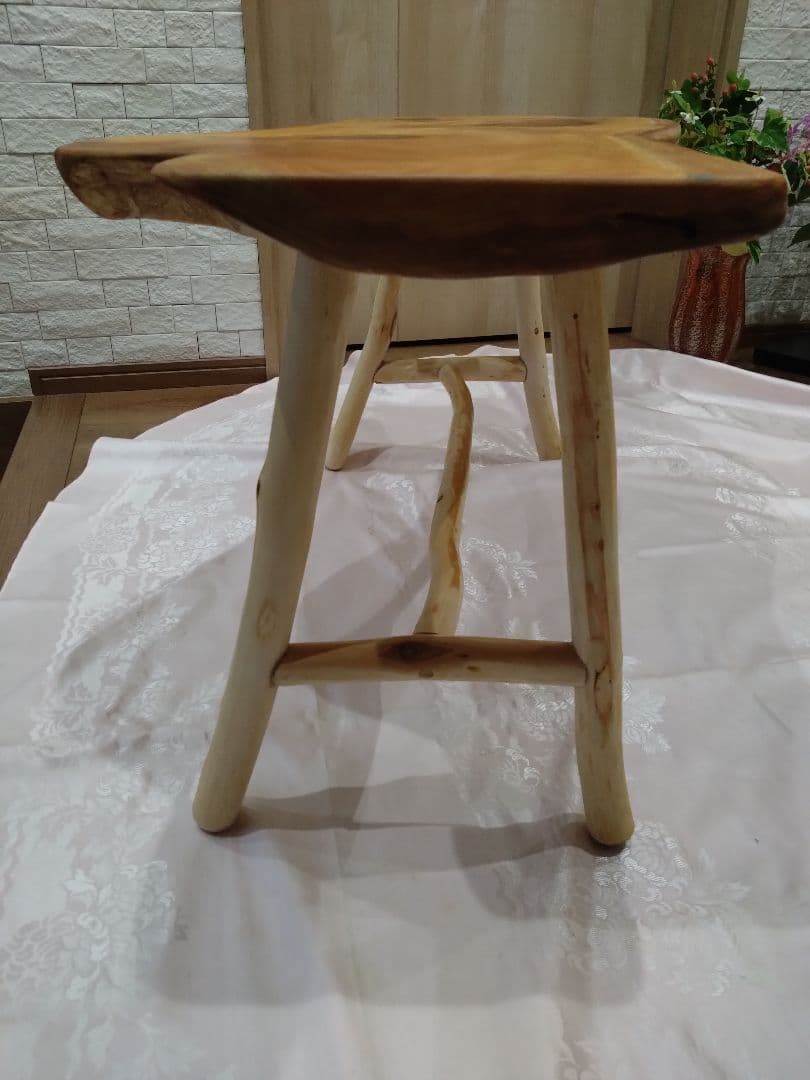 檜のローテーブル⑬値下げ❕樹齢約100年総檜造り耳付テーブル　リビング、ソファー