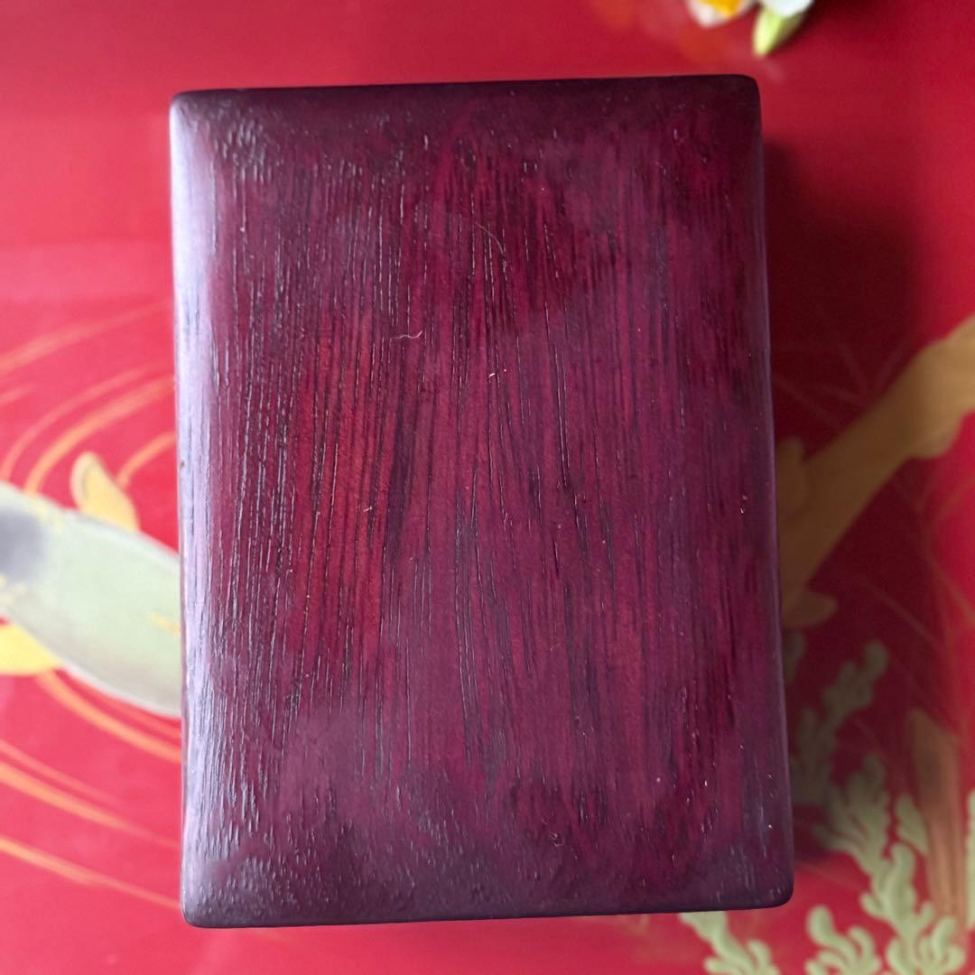 書ぞめに‼️新春期間限定‼️不世出の名品‼️旧家蔵出端渓硯『古松❌瀧　硯』」唐木箱1点