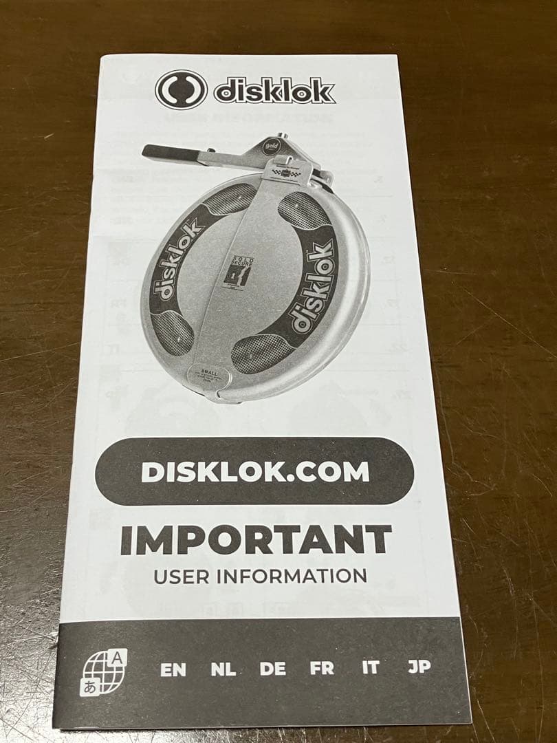 disklok ハンドルロック　Sサイズ