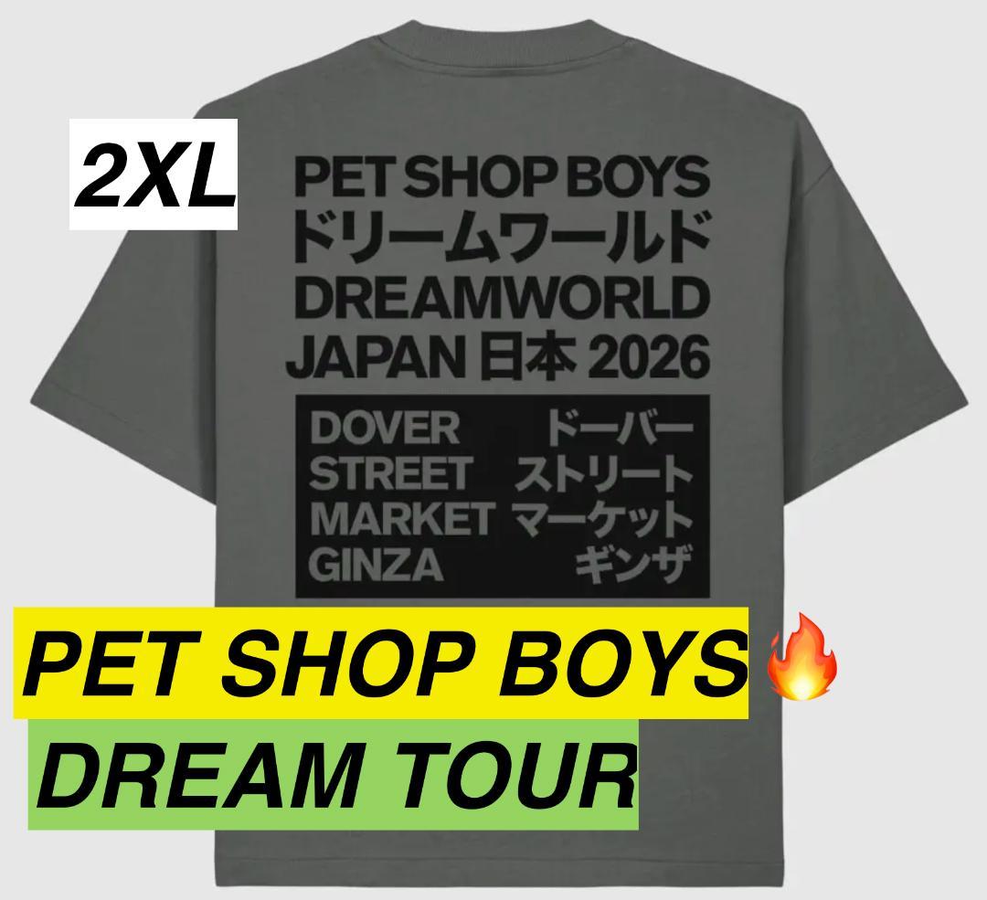 【日本限定】PET SHOP BOYS「DREAMWORLD」Tシャツ XXL