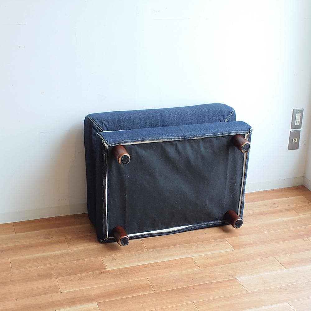 無印良品/MUJI デニム オットマン スツール