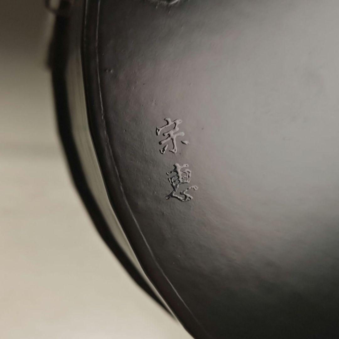 ウ257 莨盆『梅田宗恵作』『宗旦好　一閑塗　手付　煙草盆　共箱』茶道具