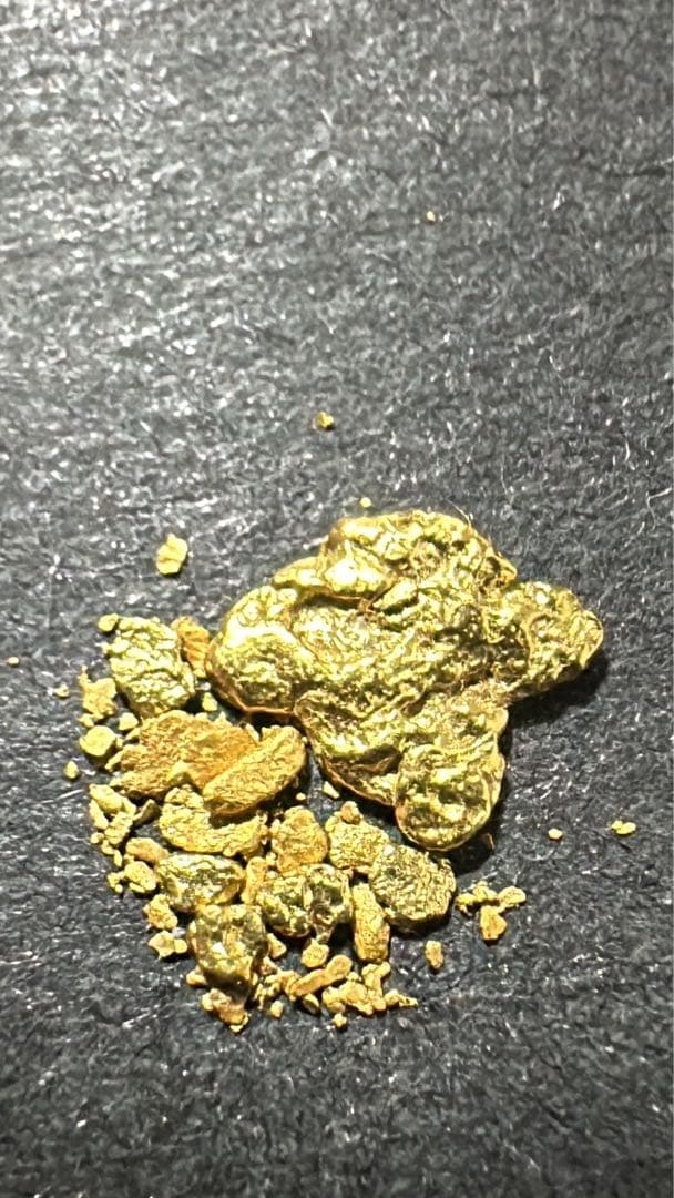 砂金　大小様々