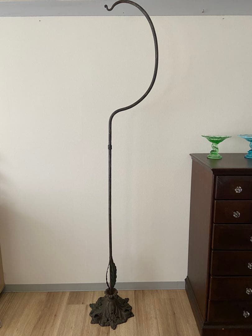 アンティーク　鳥籠ハンガー　100年前　シャビーシック