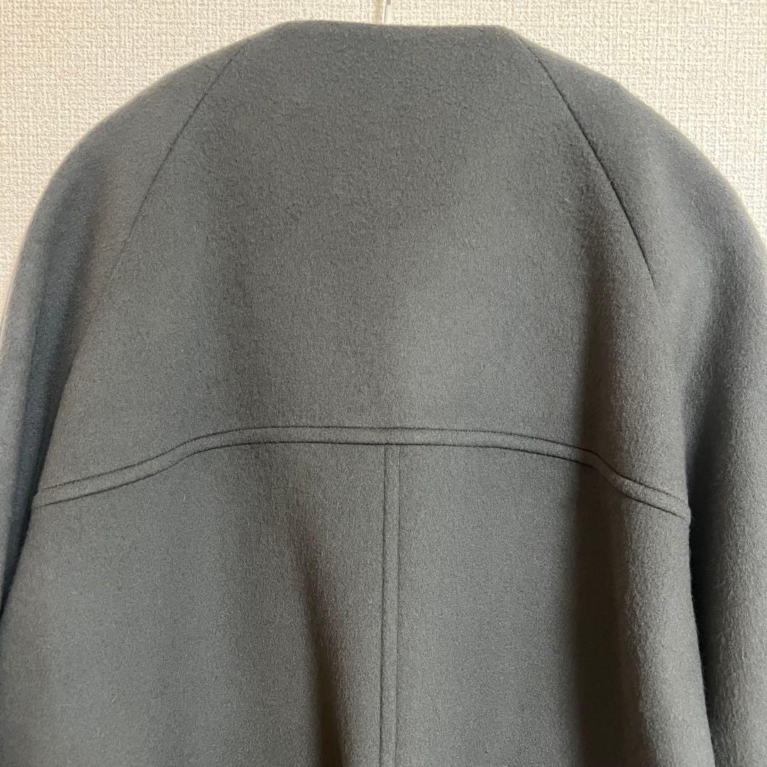 極美品✨SHIPS シップス グレー SUPER140 サイズ36 コート M