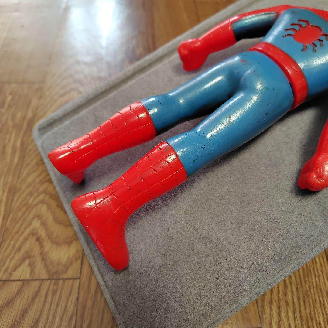 【レア品・当時物】スパイダーマン　ソフビ　1978年　東映