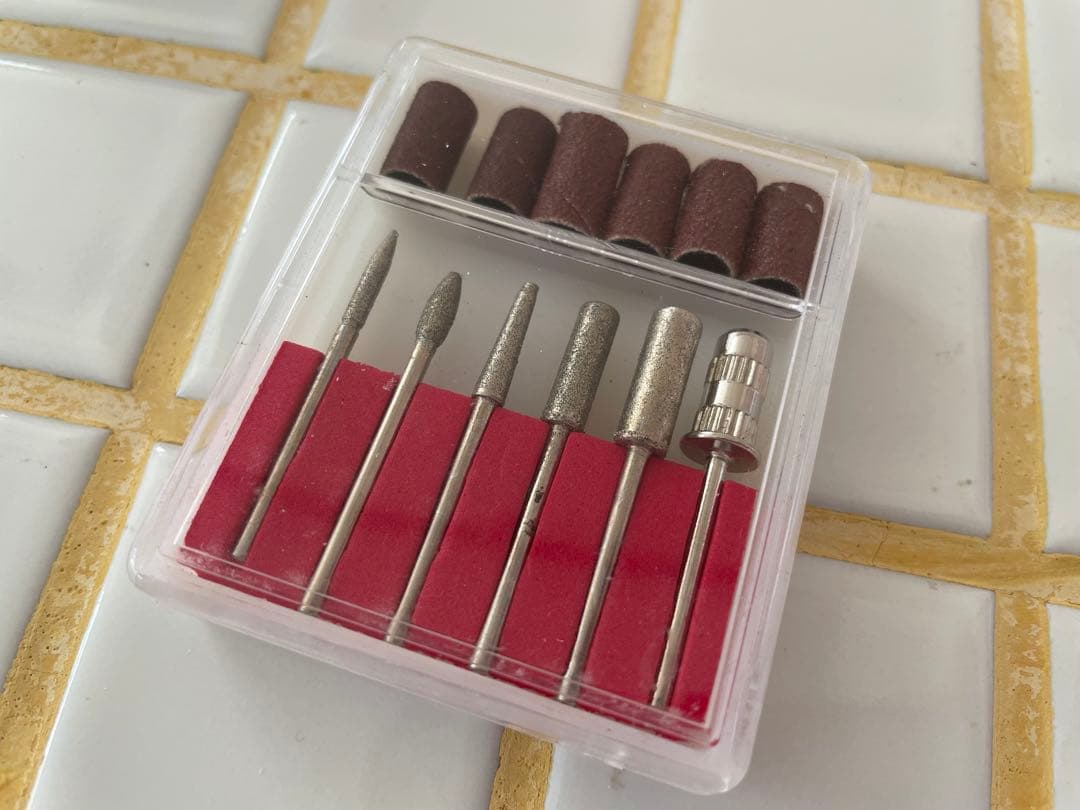 美品　ボンネイル　ポータブル　ネイルマシン　コードレス　ネイルオフ　ビットセット