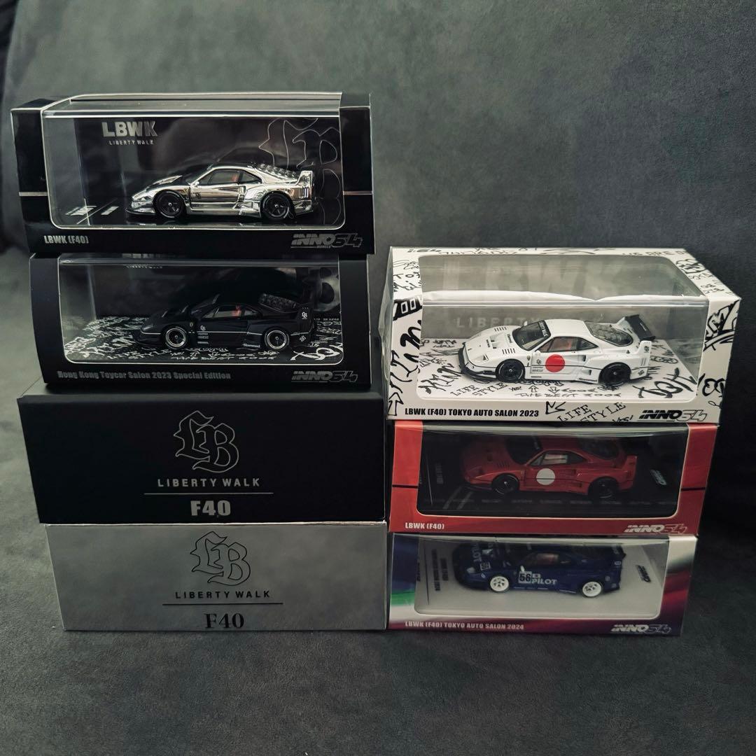 【新品未開封】inno64 LBWK フェラーリF40 5台セット