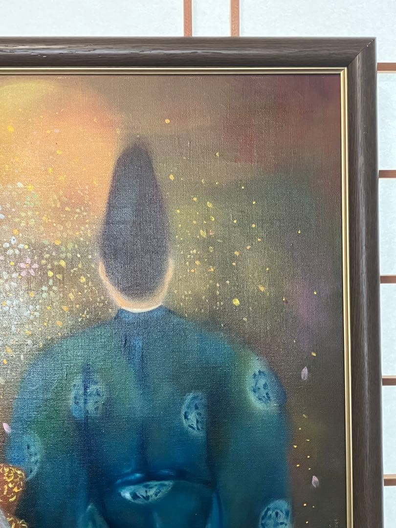 諸川たま子 惜別 源氏物語 日本画 絵画 油絵 油彩画