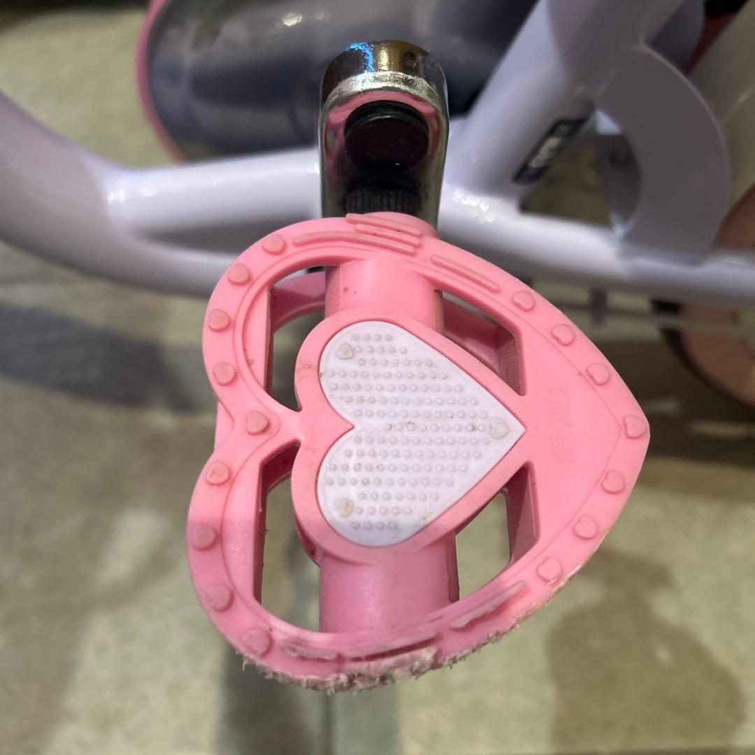 アイデス ゆめかわプリンセス自転車 18インチ ヘルメット プロテクターセット