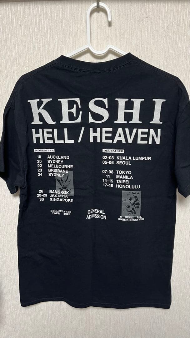 KESHI HELL / HEAVEN Tシャツ 2022
