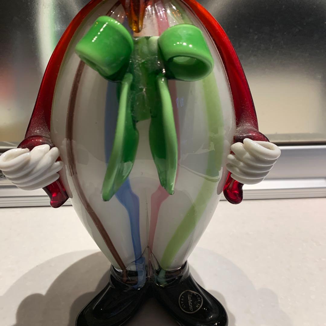 イタリアムラーノベネチア硝子ピエロ お値下げしました。