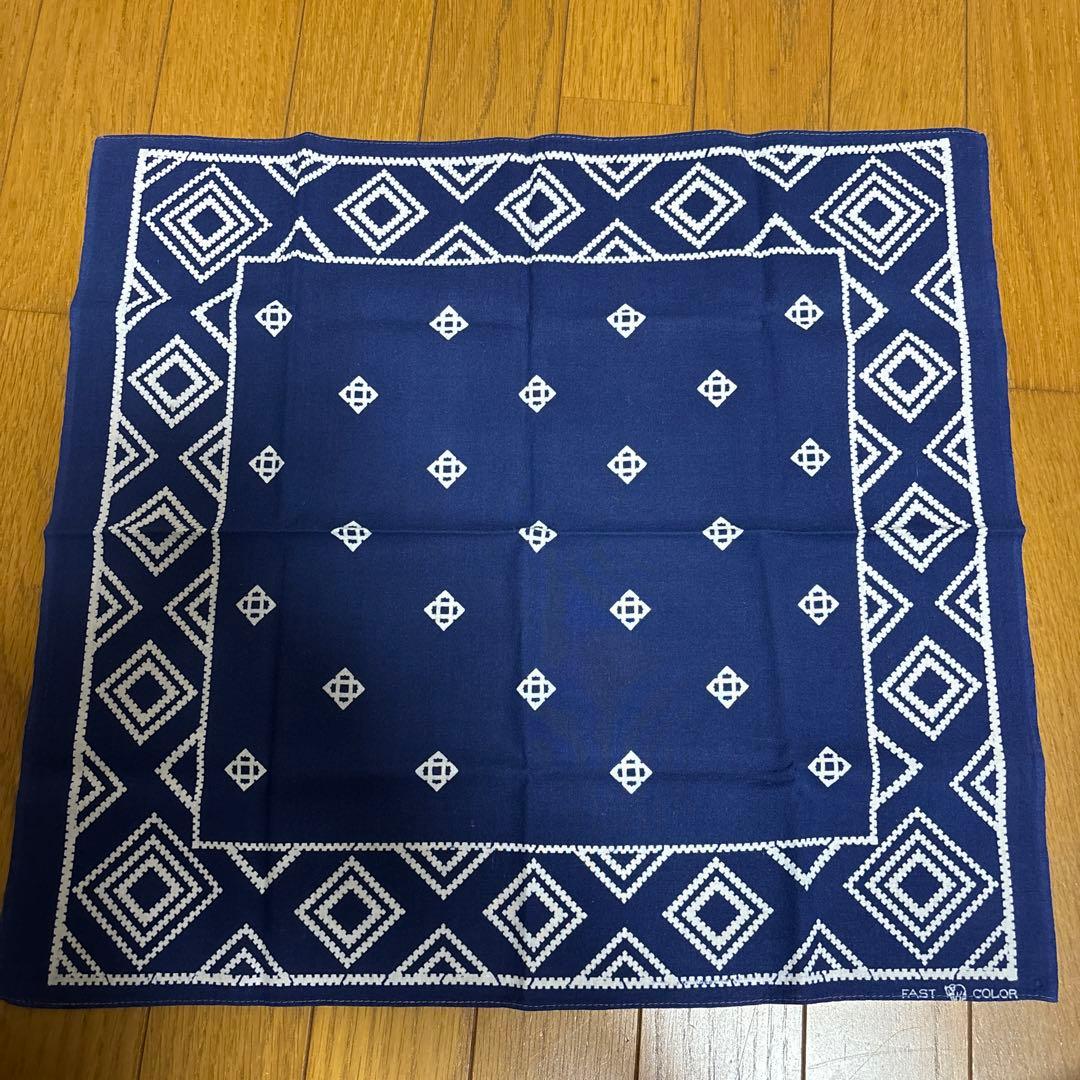 30s40s ヴィンテージバンダナ　エレファントブランド　両耳 下鼻