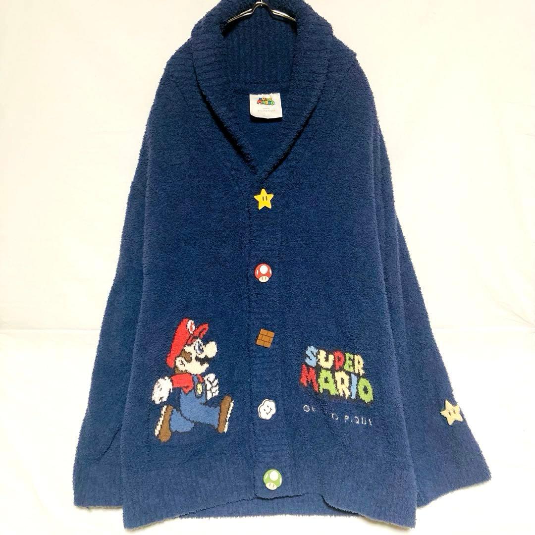 ジェラートピケ × マリオ ベビモコ カーディガン ユニセックス ルームウェア