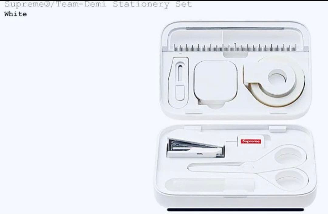 新品　⭐︎supreme team-demi stationery set 道具箱