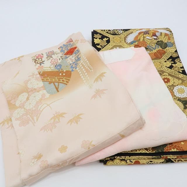 専用Y2566◇振袖 ３点セット 大丸お誂え 吾妻徳穂落款 金駒刺繡 トール