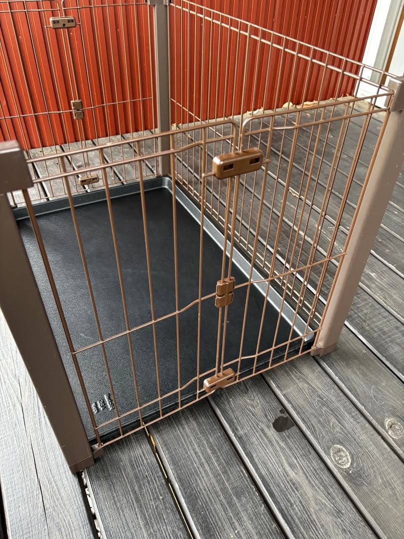 Richell 犬用ケージ ブラウン サークル　リッチェル