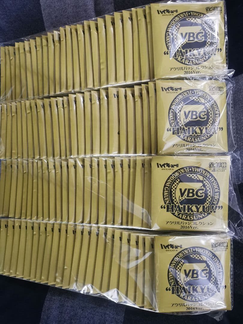 100個 ハイキュー!! VBC アクリルバッジコレクション2016 ver