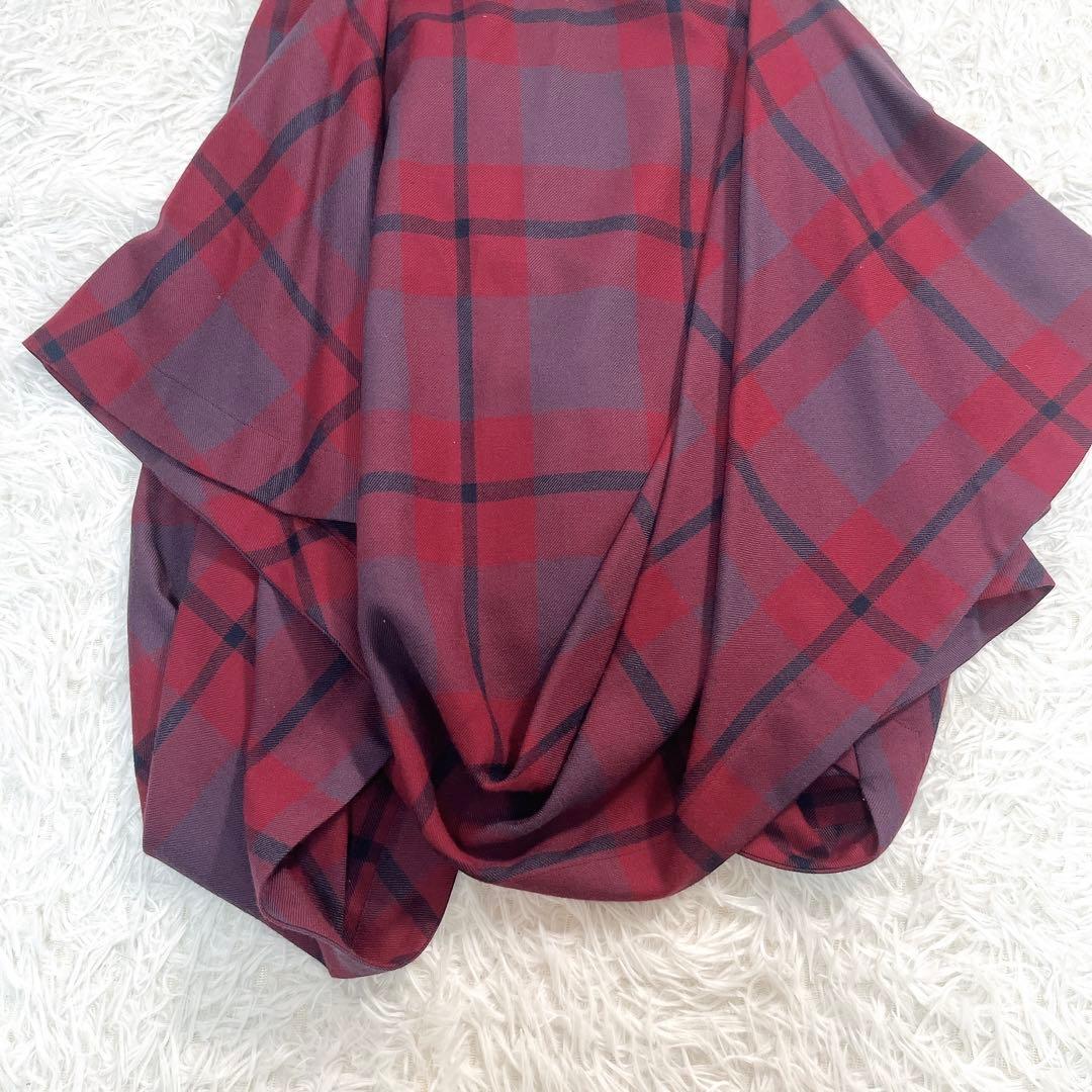 美品✨ヴィヴィアンウエストウッド　レッドレーベル 変形　チェック　スカート