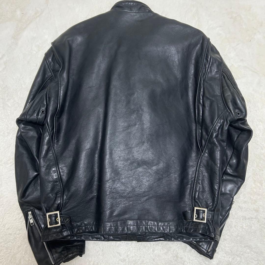 【希少サイズ42】ショット 141 シングルライダース レザージャケット XL