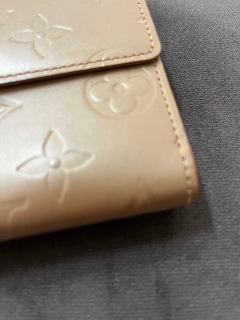最終価格‼️ルイヴィトン 折り財布　 ベージュ　美品